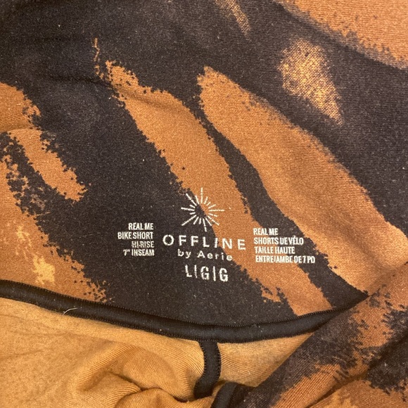 Aerie biker shorts/sports bra matching set - Picture 6 of 9